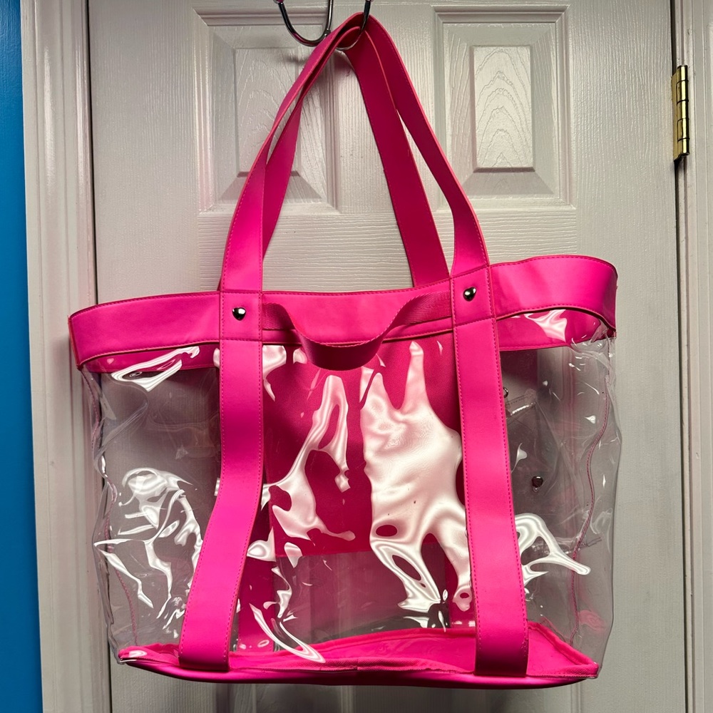 Hot Pink Clear Bag 🩷